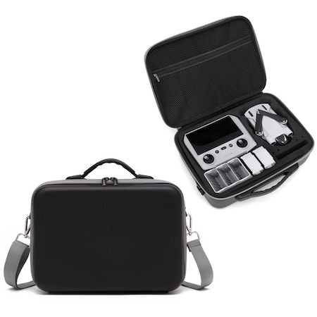 Djı Mini 3 Pro İçin Bavul Sırt Çantası Messenger Bag Organizatörü Pu Elmas Deseni