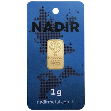 Nadir Gold Dikdörtgen 24 Ayar Gram Altın 1 G