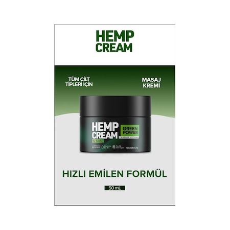 İnova Cosmetics Hemp Cream Kenevir Yağlı Ağrı ve Masaj Kremi 50 ML