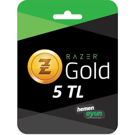 5 TL Razer Gold 5 TL Razer Gold E-Pin