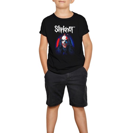 Slipknot Mick Thomson Face Siyah Çocuk Tişört