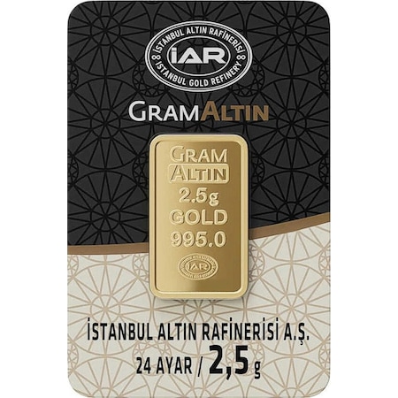 Bydevli 2.5 Gram 24 Ayar Gram Altın Grl25