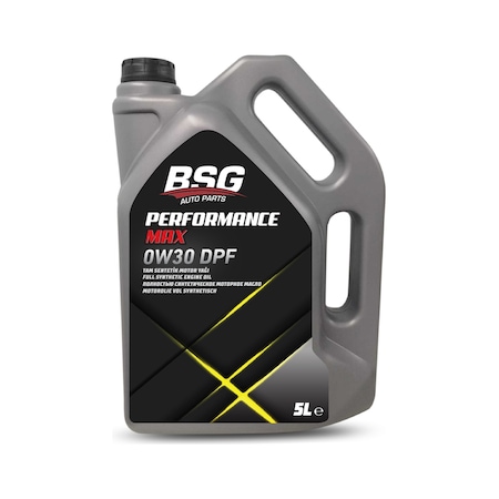 Bsg Performance Max 0W-30 DPF Partiküllü Motor Yağı 5 L