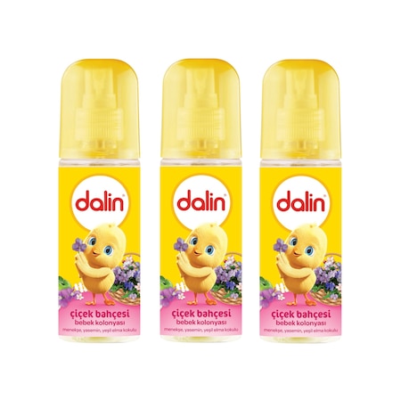 Dalin Çiçek Bahçesi Bebek Kolonyası 3 x 100 ML