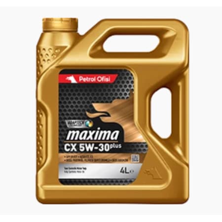 Petrol Ofisi Maxima CX 5W-30 Dpf Partiküllü Tam Sentetik Motor Yağı 4 L