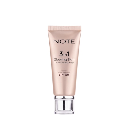 Note 3 in 1 Healthy Skin Tinted Moisturizer Renk Ton Eşitleyici 50 SPF+ Aydınlatıcı Krem