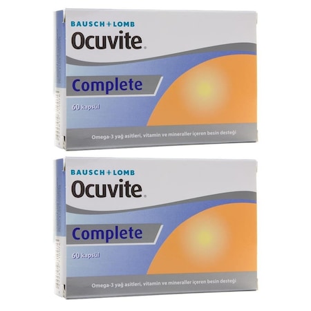 Ocuvite Complete Omega 3 60 Kapsül 2 Adet