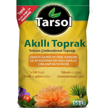 Tarsol Akıllı Toprak Torf 50 L