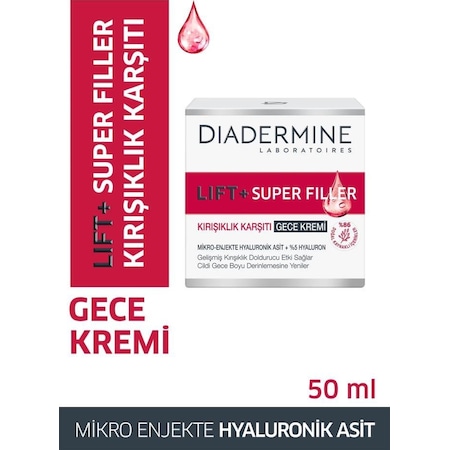 Diadermine Lift+Super Filler Gece Kremi 50 ML