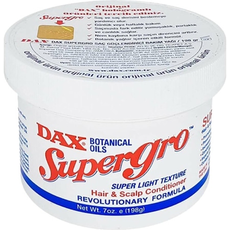 Dax Supergro Saç Uzamasını Hızlandırmaya Yardımcı Bakım Yağı 198 G