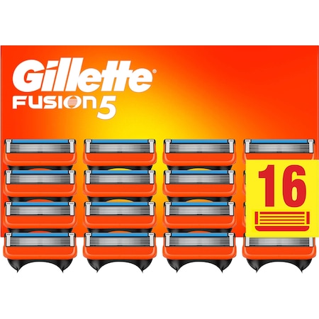 Gillette Fusion Yedek Tıraş Bıçağı Karton Paket 16'lı