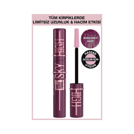 Maybelline New York Lash Sensational Sky High Burgundy Haze Maskara