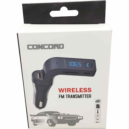 Concord Bluetooth Araç Kiti Fm Transmitter Ekranlı C-602
