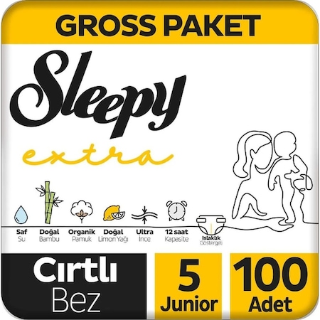 Sleepy Extra Gross Junior Bebek Bezi 5 Numara 100 Adet