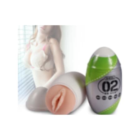 Hızlı Express Süper Realistik Gerçekçi Doku 11 CM Suni Yapay Vajina Mini Egg Mastürbatör No: 2