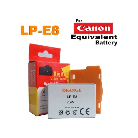 Lp-E8 Batarya Canon Eos 550D 600D 650D 700D Uyumlu Lpe8 Pil