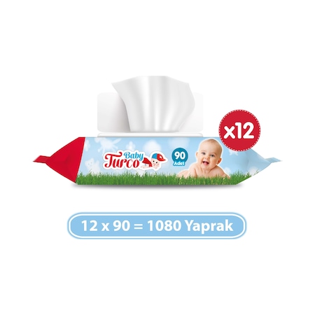 Baby Turco Islak Havlu 12 X 90 Adet