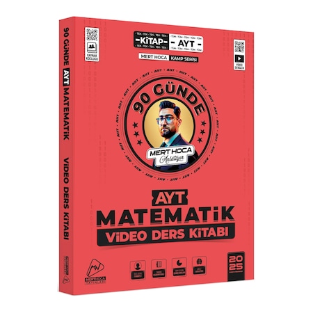 2025 90 Günde AYT Matematik Kampı Video Ders Kitabı Mert Hoca Yayınları