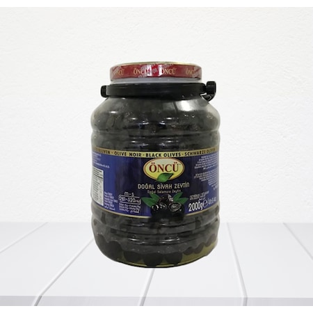 Öncü 2 KG Siyah Yağlı Zeytin M-S(261-320)