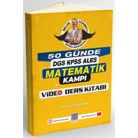 Bıyıklı Matematik 50 Günde Dgs Kpss Ales Matematik Kampı