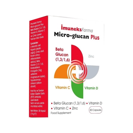 Imuneks Micro-Glucan Plus 30 Kapsül