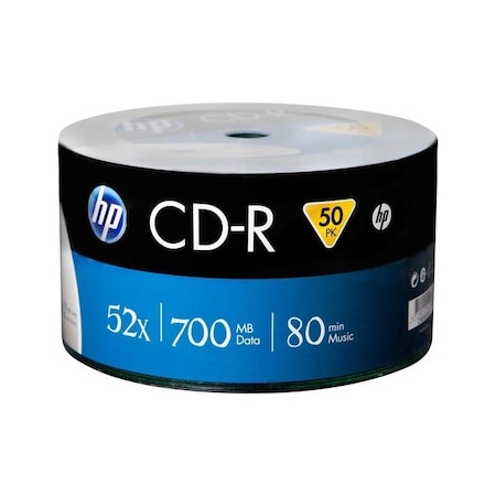 HP BOŞ CD-R 52X 700 MB 80 Min BOŞ CD 50'li Paket