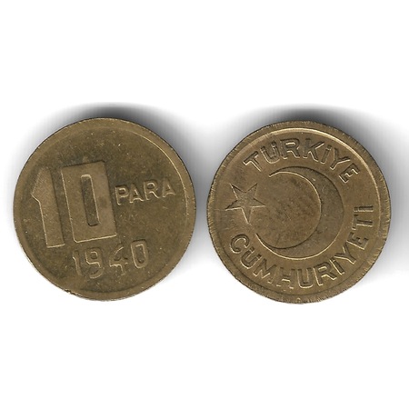 Türkiye 1940 Yılı 10 Para Çil