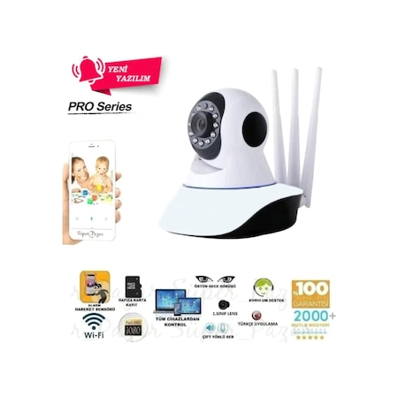 Angel Eye KS-515 Gece Görüşlü Wi-Fi Bebek Güvenlik Kamerası