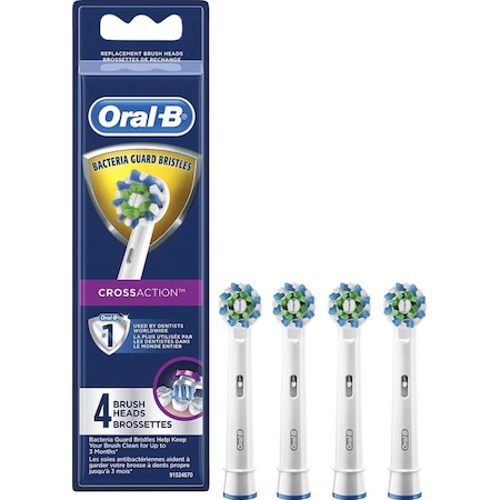 Oral-B Crossaction Elektrikli Diş Fırçası Yedek Başlığı 4'lü