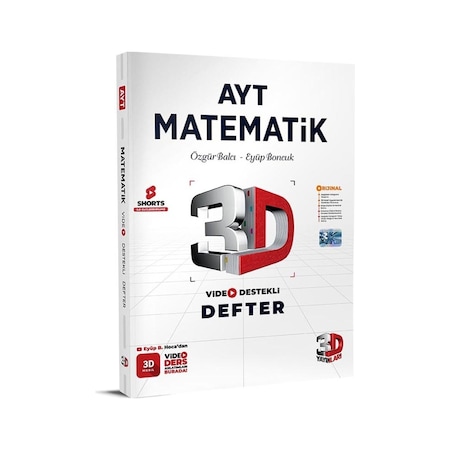 3d Ayt Matematik Defter Video Destekli