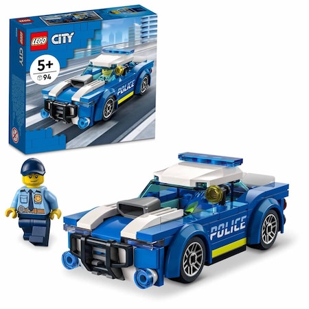 LEGO® City Polis Arabası 60312 5+ Yaratıcı Oyuncak Yapım Seti - 94 Parça