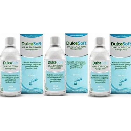 Dulcosoft Oral Solüsyon 3 x 250 ML