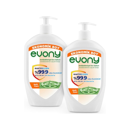 Evony Antibakteriyel Sıvı Sabun Soft Care 2 x 700 ML