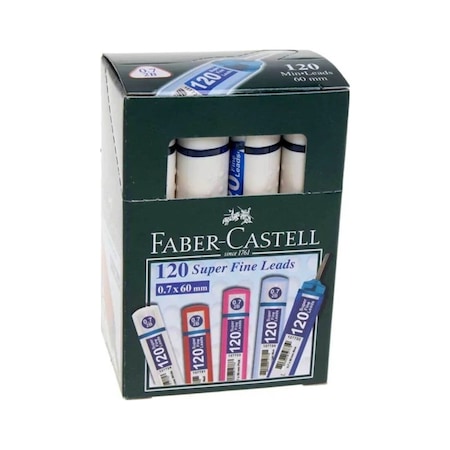 Faber Castell 120 li BEYAZ GÖVDE 0.7 Kalem Ucu 1 PAKET ( 12X120 )