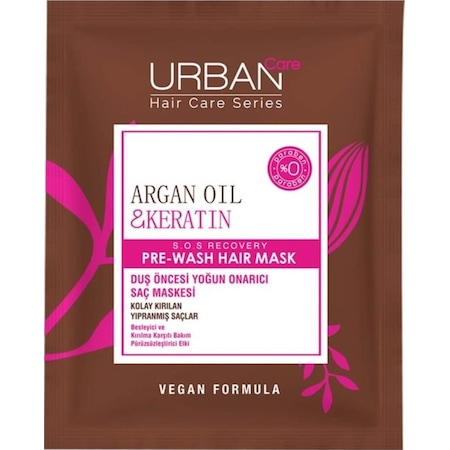 Urban Care Argan Oil ve Keratin Duş Öncesi Yoğun Onarıcı Saç Maske 50 ML