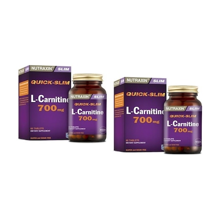 Nutraxin L-Carnitine 700 Mg 60 Tablet X 2 Adet