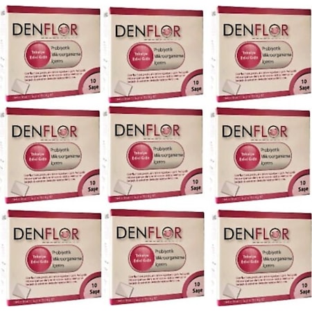 Denflor Probiyotik 9 x 10 Saşe