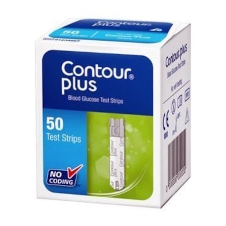 Contour Plus Kan Şekeri Ölçüm Stribi 1 Kutu 50 Adet