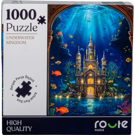 1000 Parça Underwater Kıngdom Puzzle 48 X 68 Cm