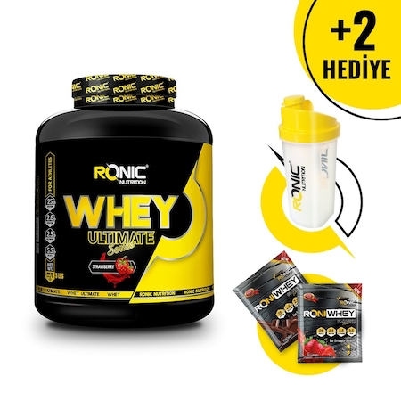 Ronic Nutrition Whey Ultimate 2270 Gr 2 Hediyeli Protein Tozu