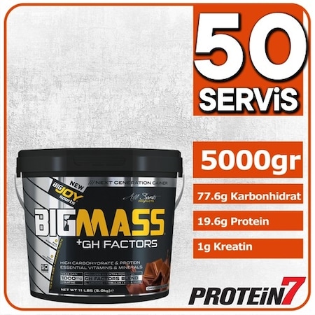 Bigjoy Bigmass Gh Factors Karbonhidrat Tozu 5000Gr