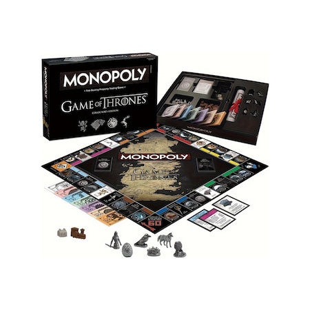 Aile Eğlencesi İçin Deluxe Game Of Thrones Monopoly Premium Masa Oyunu