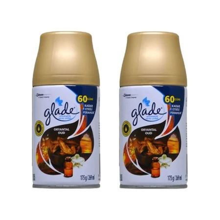 Glade Otomatik Yedek Sprey Oda Kokusu Oryantal Oud 2 x 269 ML