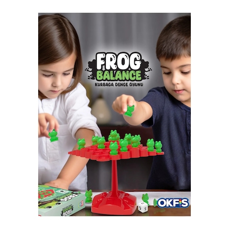 Go Toys Kurbağa Denge Ebeveyn Çocuk Etkileşimi Kutu Oyunu