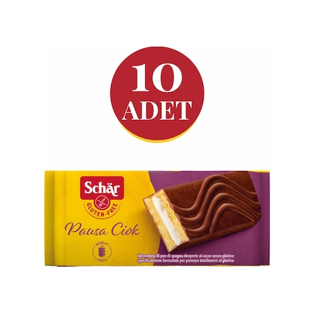 Schar Pausa Ciok Glutensiz Çikolata Kaplı Kek 10 x 35 G