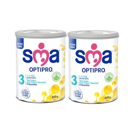 Sma 3 Optipro Probiyotik 1-3 Yaş Devam Sütü 2 X 800 G