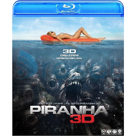 Piranha 3D Blu-Ray Tek Diskte 3D Ve 2D İzleme Olanağı