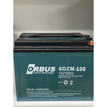 ORBUS 12V 100AH JEL ELEKTRİKLİ ARAÇLAR