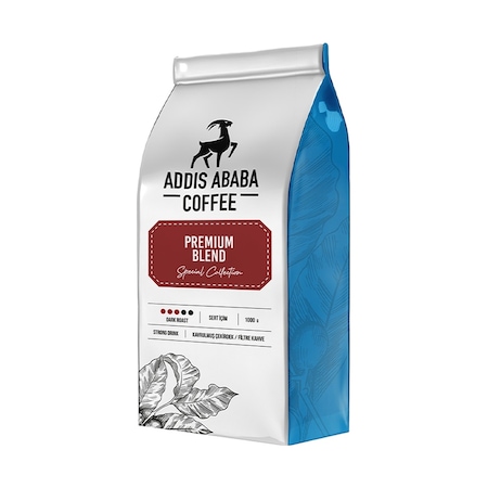 Addis Ababa Coffee Premium Blend Çekirdek Kahve 1 KG