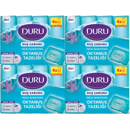 Duru Fresh Duş Sabunu Okyanus Esintisi 4 x 150 G